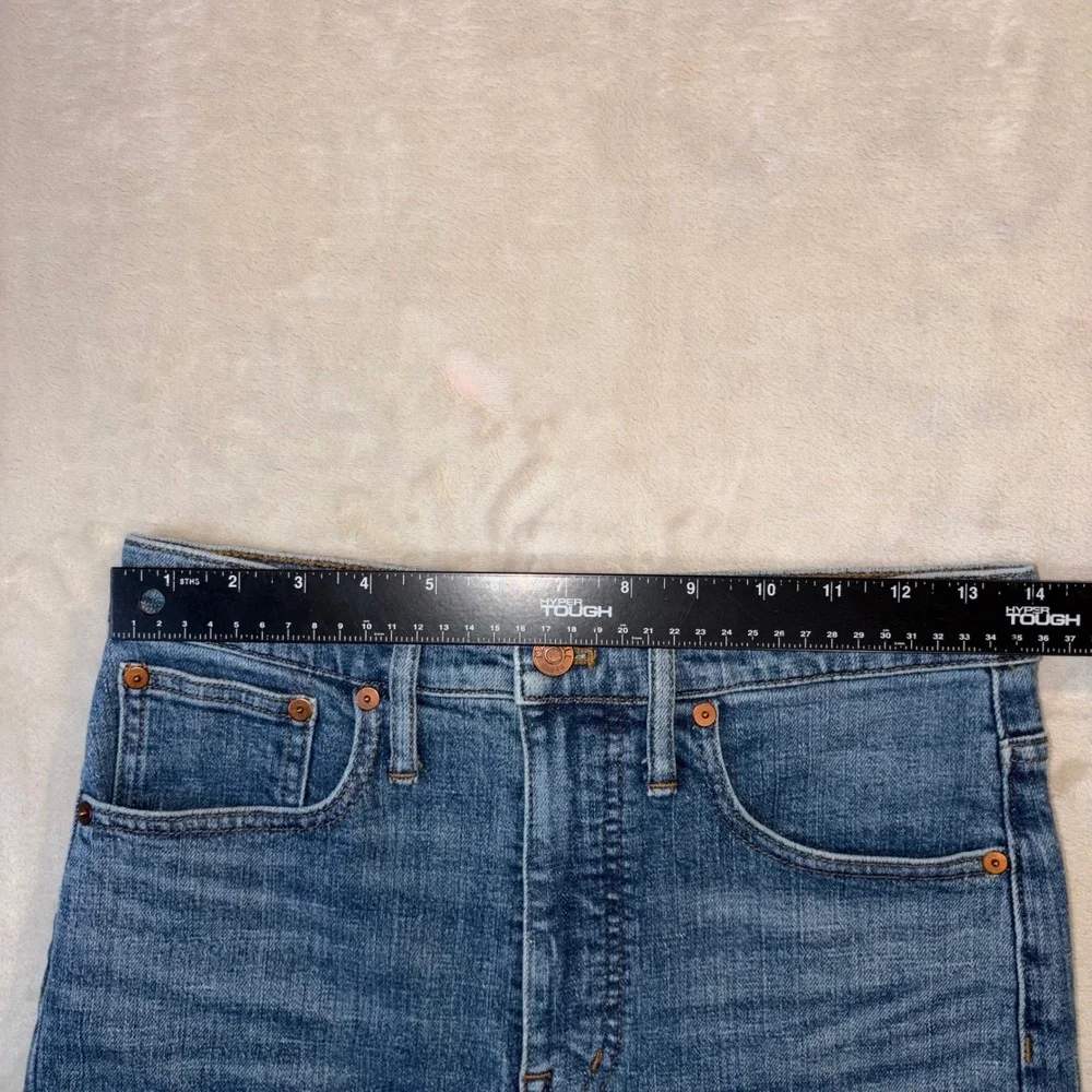 Madewell Full Length Classic Straight Leg Jeans Blue Denim 27 High Rise 826-2207
